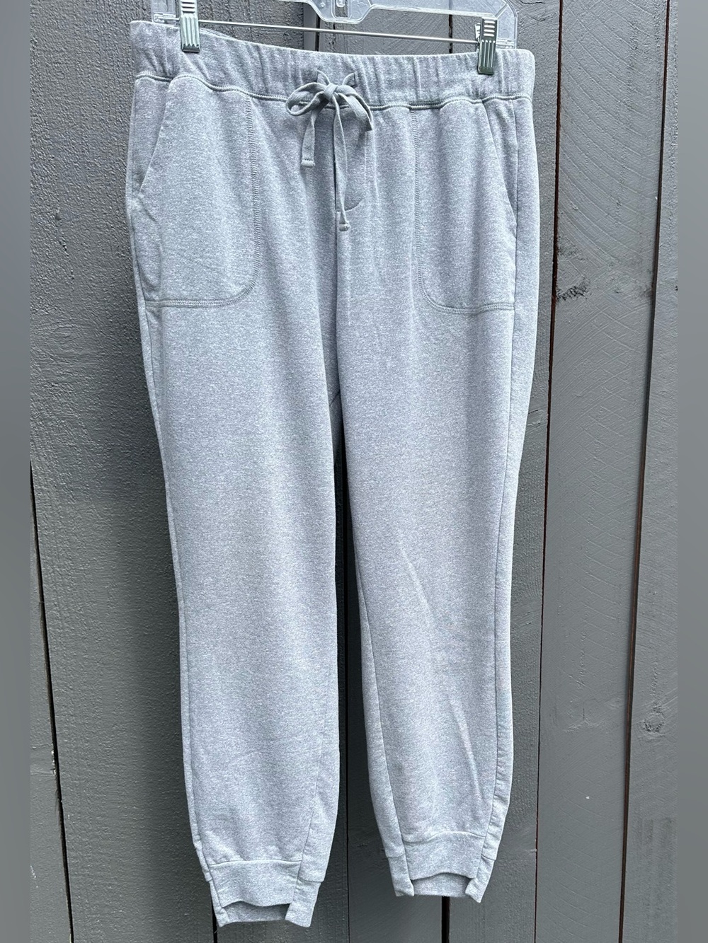 Soho Pull-on Grey Sweat Pants Joggers w/Pockets L